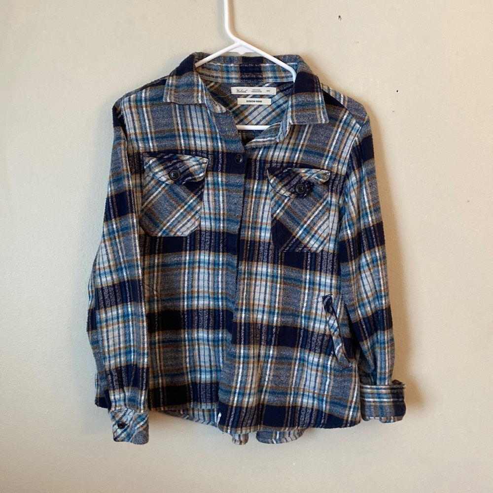 Colorful Cropped Flannel